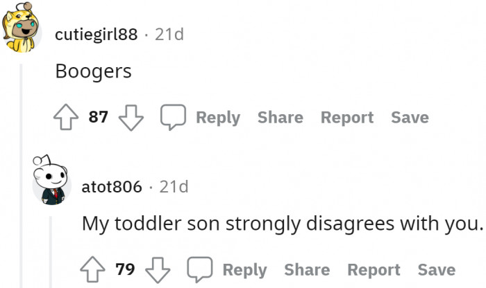 Ask this of those who love picking their noses.