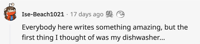 Saves time, and if you’re not one to remember doing the dishes, this might be easier.