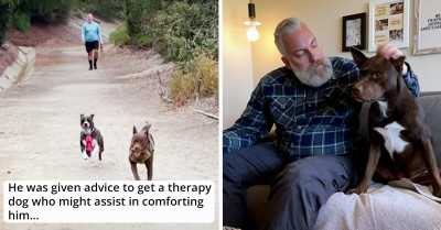 A Veteran Battling With PTSD Takes The Bold Step Of Adopting Two Shelter Dogs Who End Up Changing His Life