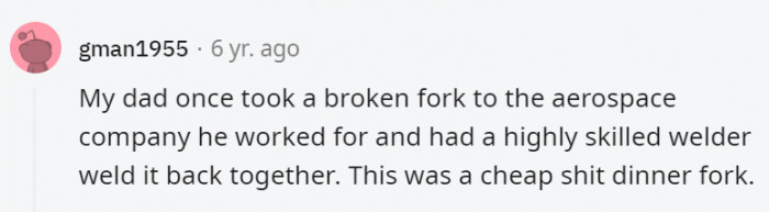 15. He could have bought a whole set of forks instead