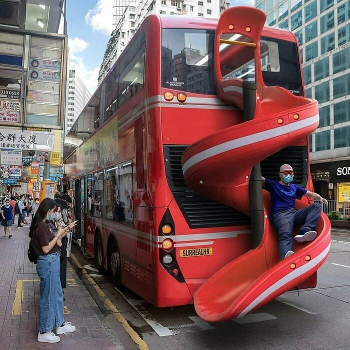 20. Bus With Slide By Surrealhk—The Dream!