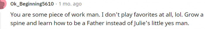 3. Grow a spine and learn how to be a father
