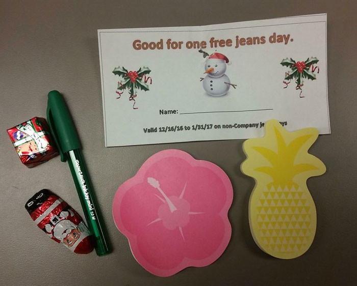 19. Post-it notes to keep track of your company's disappointing gifts.