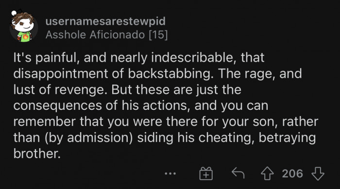 These are just the consequences of his actions.