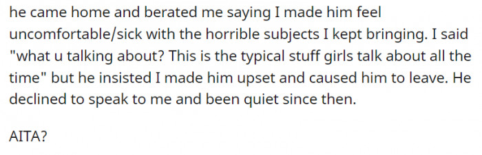 At home, things got a little heated.