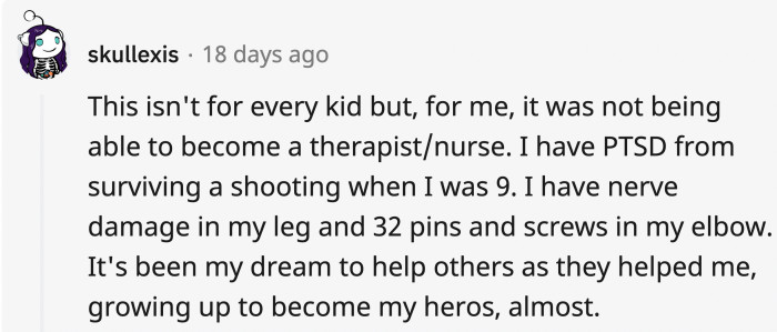 Sometimes, what’s unrealistic for them can actually...