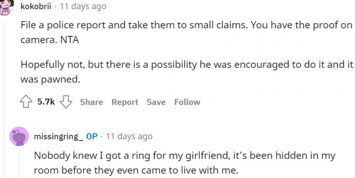 3. There is a possibility he was sent to do it