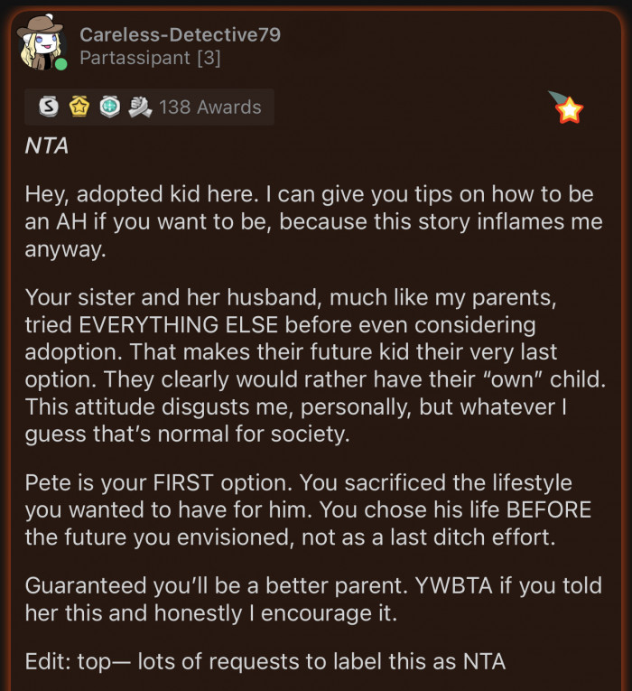 Adoption wasn't even their first option.