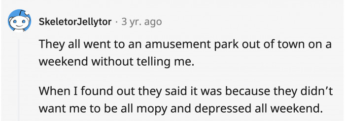 Time to get new friends