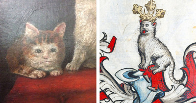 Ugly Cat Art From The Middle Ages Shows Just How Clueless People Were When It Came To Drawing Cats