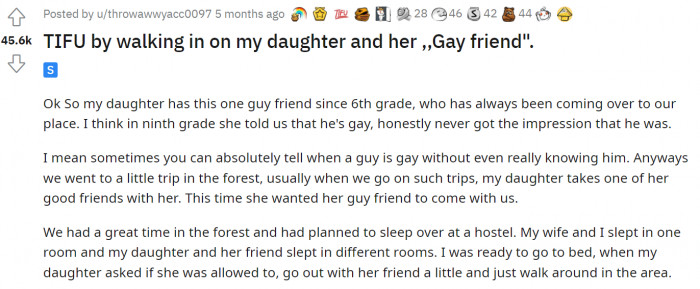 The daughter wanted her 