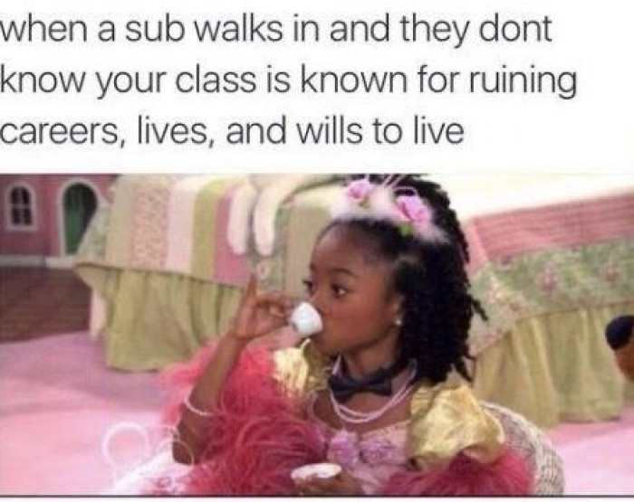 15. Sorry sub, get ready for some action. 