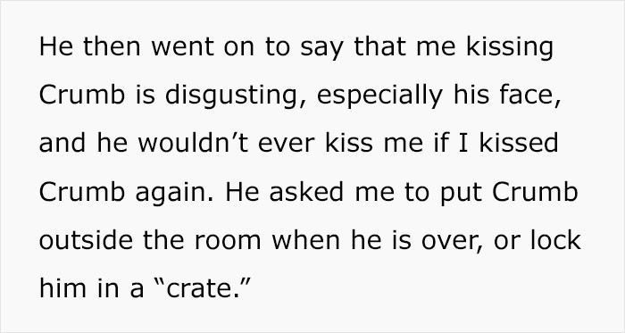 Even lock him away when he is around