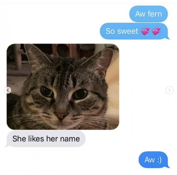 Fern likes her name!