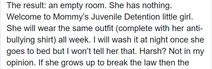 Mommy's Juvenile Detention