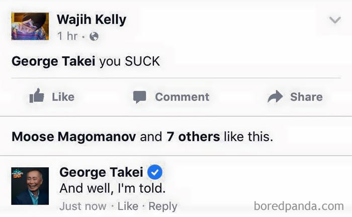 4. And he enjoys it as well