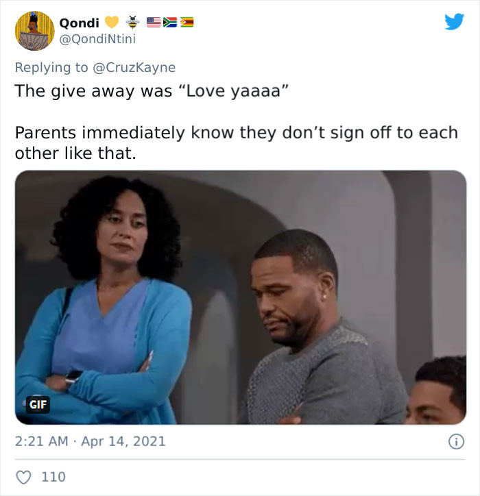 How they gave themselves away...