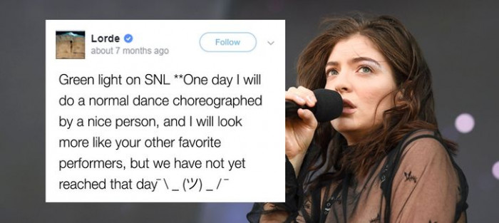 10. Lorde about her dance choreography: