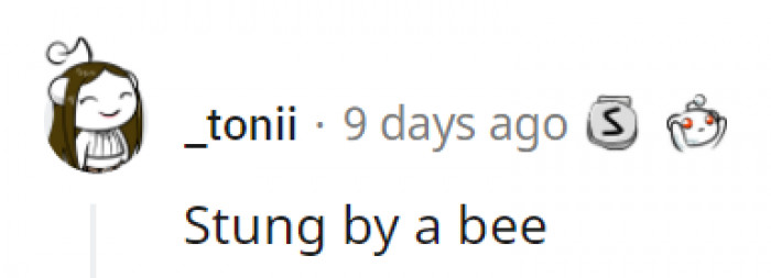3. You are very lucky, whoever you are, and please don't wish to experience it.