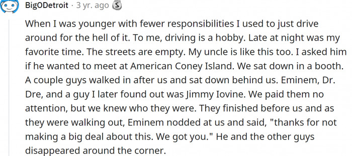 19. Got you too, Eminem 