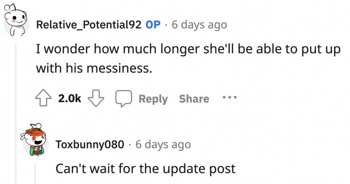 OP cannot wait to see how this messy situation unfolds.