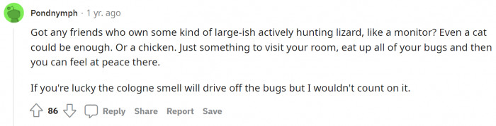 Although Pondnymph had good intentions, I doubt OP wants to see Big Bongo running from whatever is chasing him.