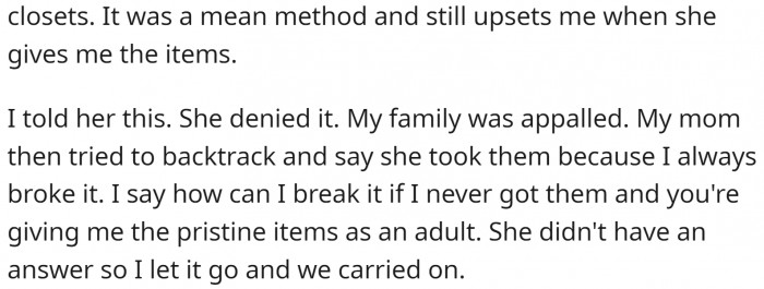 They got into an argument in front of the rest of the family.