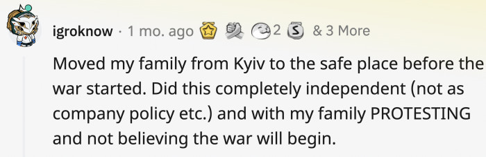 6. It's probably the best decision they made