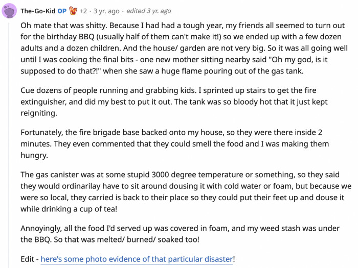 OP's life back then was just a series of unfortunate events