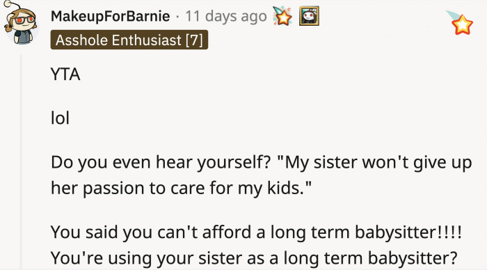 What's not clicking here, sis?