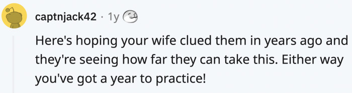 A hilarious scenario!