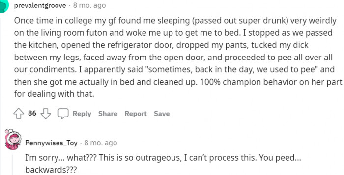 He didn't actually do that... what!