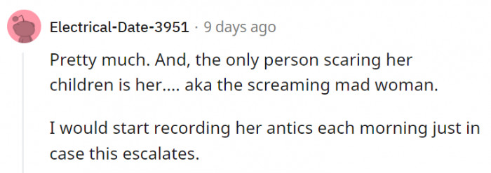 Have proof and let the world see how ridiculous this woman is.