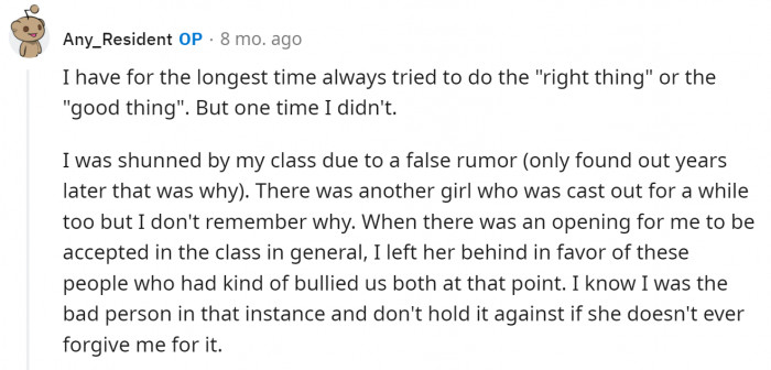 There's always an exception at some point in your life.