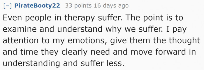 While some Redditors discuss the beauty of discovering themselves through the study of psychology, this user disagrees and feels that it's pointless.