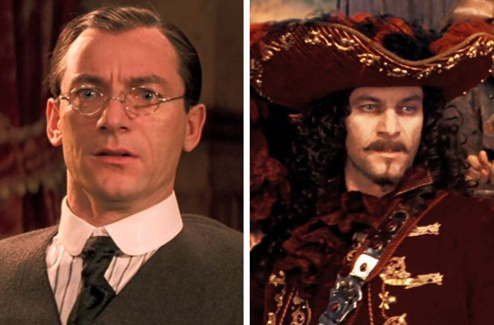 2. Jason Isaacs played the roles of Mr. Darling and Captain Hook in Peter Pan (2003)  