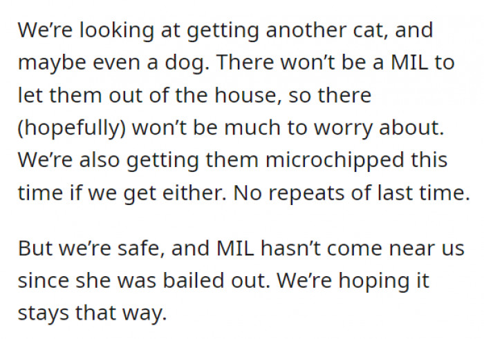 We also hope it stays that way