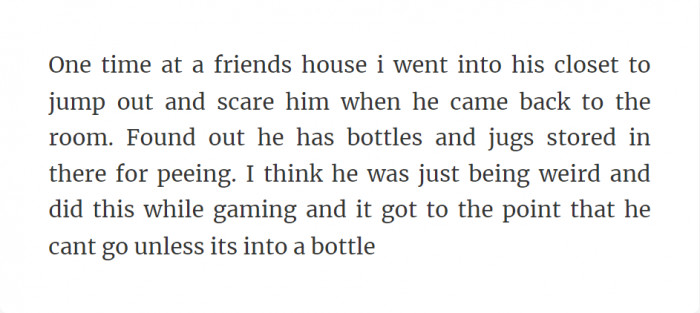 11. That's just disgusting and lazy.