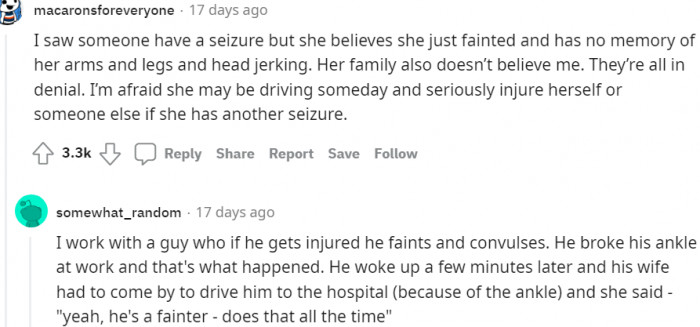 5. Yeah, he's a fainter, and he does that all the same