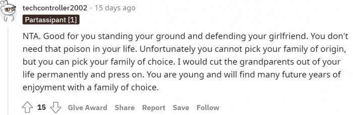 #18 You can surely pick your family of choice.