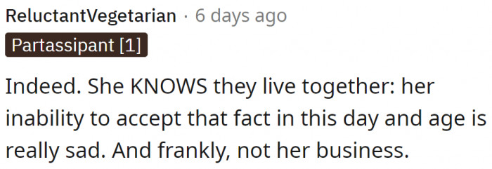 Her daughter is already an adult who can make sound decisions. Who is she to stop her?