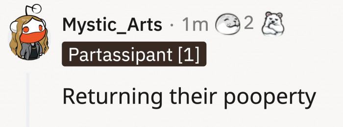 This Redditor who couldn't resist a punny opportunity