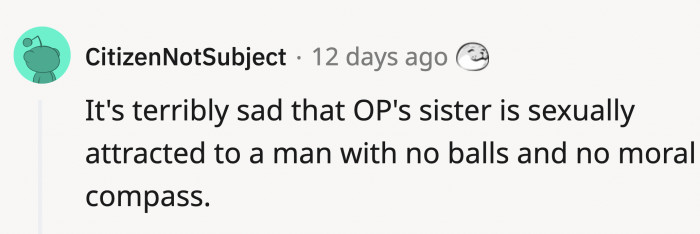 It is a wedding that would bring two people with a combined moral compass of zero