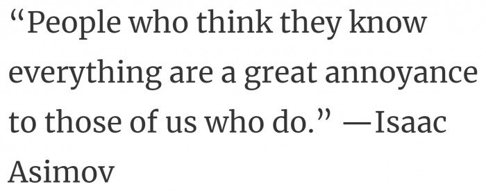 1. The ones who show off their knowledge are fools.