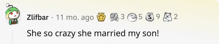 Well, it is only right to be concerned about her daughter-in-law too