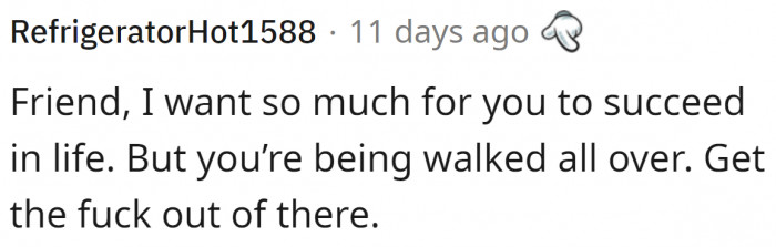 Being in Alabama isn't the best for someone like him who has the proper degree and qualifications.