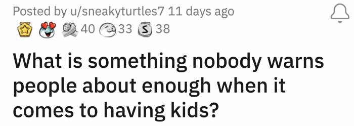 The warnings and insights were answers for this question