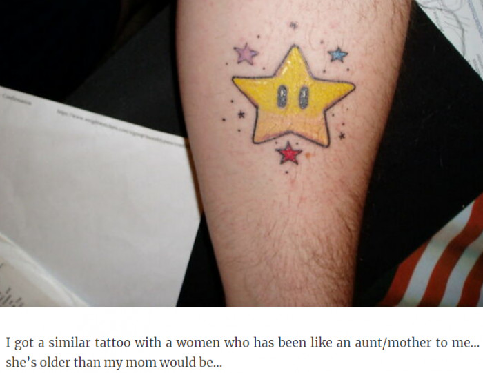 31. Getting a similar tattoo means...