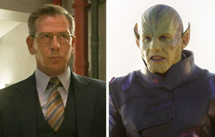 8. Ben Mendelsohn played the roles of Keller and Talos in Captain Marvel (2019) 