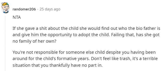 This is so true. This child should live with his biological father.